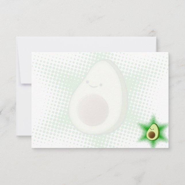 Carte De Correspondance Avocado Superstar (Devant)