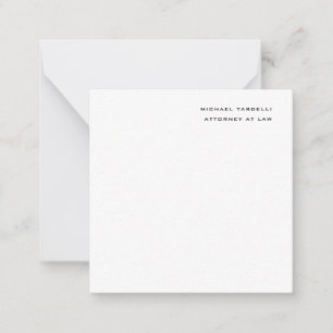 Carte De Correspondance Avocat à la loi minimaliste classique