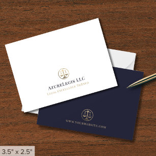 Carte De Correspondance Avocat professionnel simple