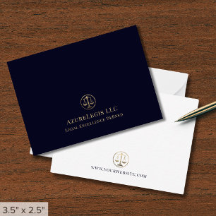 Carte De Correspondance Avocat professionnel simple