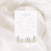 Baby in Bloom Fleur sauvage Baby Predictions Jeu