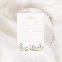 Baby in Bloom Fleur sauvage Baby Predictions Jeu