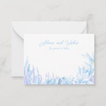 Baby shower bleu Succulent Conseil Botanique