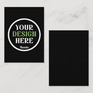 Carte De Correspondance baiser personnalisé, unique, élégant et minimalist