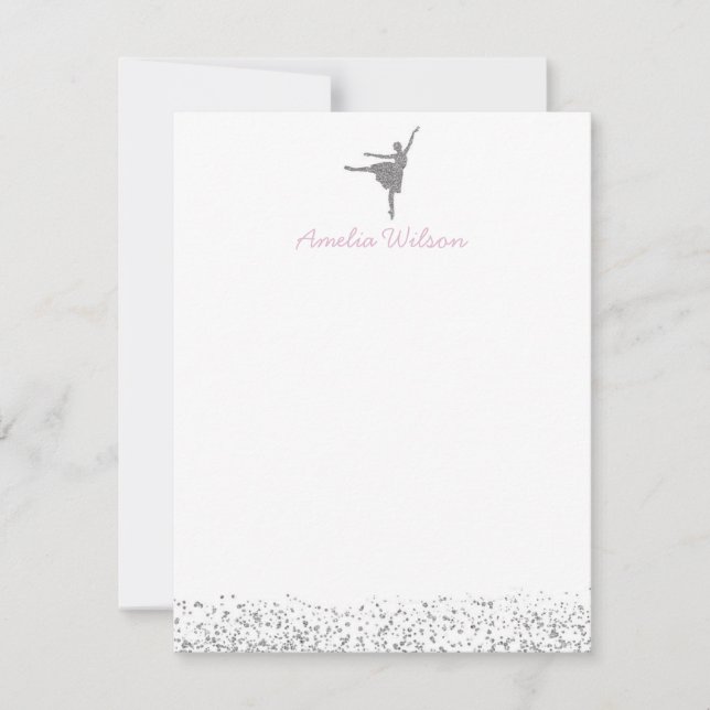 Carte De Correspondance Ballerina (Devant)