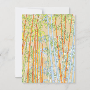 Carte De Correspondance Bambou 2