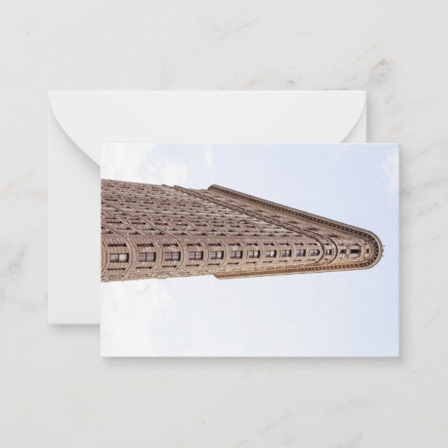 Carte De Correspondance bâtiment Flatiron  (Devant)