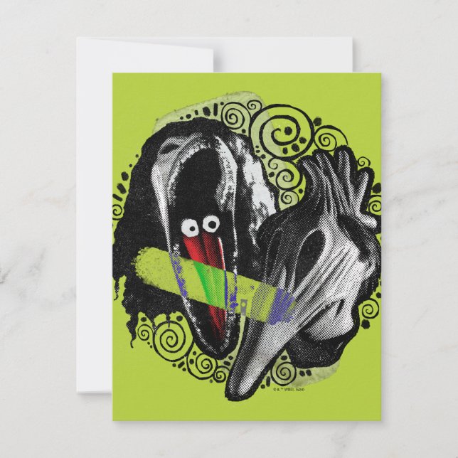 Carte De Correspondance Beetlejuice | Adam & Barbara Effrayants (Devant)