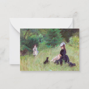 Carte De Correspondance Berthe Morisot - Dans un parc