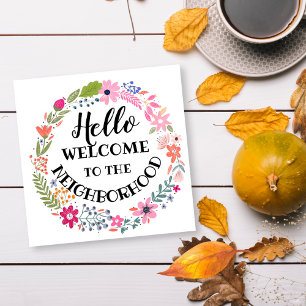 Carte De Correspondance bienvenue dans le quartier new home