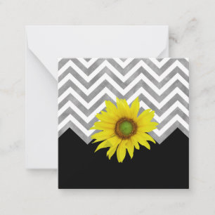 Carte De Correspondance Bloc de couleur gris noir blanc Chevron avec tourn