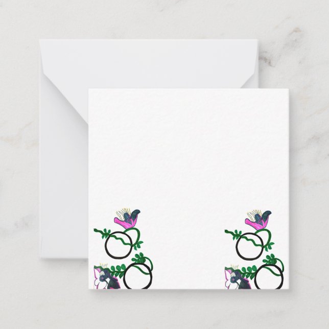 Carte De Correspondance bloc-note (Devant)