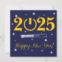 Blue Card  Happy new Year