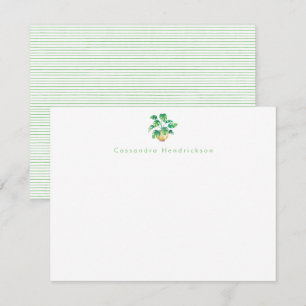 Carte De Correspondance Boho Monstera Plante minimaliste vert personnalisé