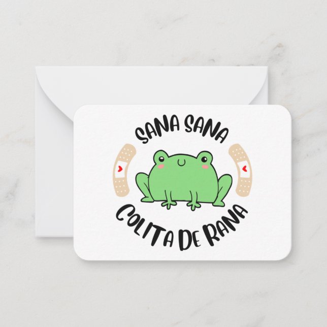 Carte De Correspondance Boîtes cadeaux Sana Sana Colita de Rana (Devant)