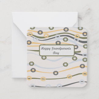 Carte De Correspondance Bonne fête des grands-parents :