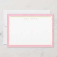 Bordure Elégante Et Feminine Or Rose Personnalisée