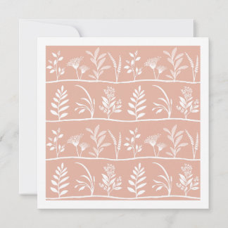 Carte De Correspondance Botanic Serenade Silhouettes organiques modernes p