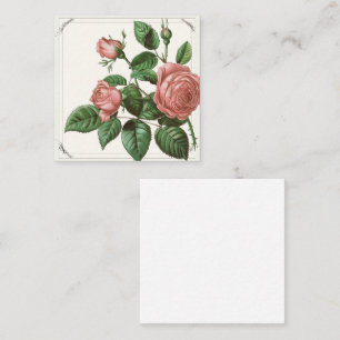Carte De Correspondance Bouquet de rose classique