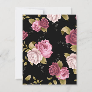 Carte De Correspondance Bouquets de Roses 3