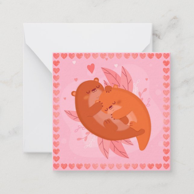 Carte De Correspondance Boutons mignons (Devant)