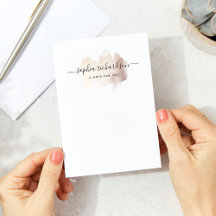 Brouillon Chic | Faux Rose Gold en blanc