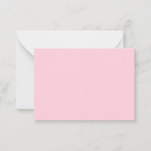 Carte De Correspondance Bubblegum rose Joli Et Yummy couleur solide