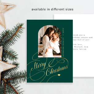Carte De Correspondance Budget MINI Joyeux Noël script vacances photo