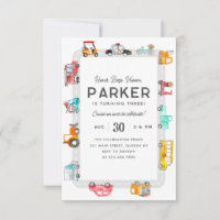 Budget Voitures Rue Transport Enfants Anniversaire