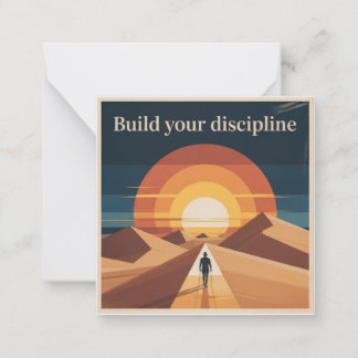 Carte De Correspondance Build Your Discipline
