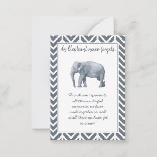 Carte De Correspondance Cadeau d'amitié éléphant - Gardien spécial ami