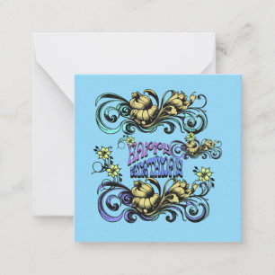 CARTE DE CORRESPONDANCE CADEAU D'ANNIVERSAIRE POUR MAMAN PAPA SOEUR FILS F