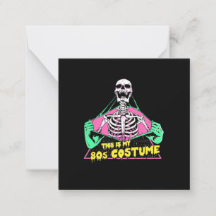Carte De Correspondance Cadeau Halloween   80s Halloween Costume Retro
