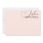 Callgraphie chic minimaliste rose