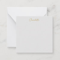 Calligraphie or couleur gris Personnalisé Edition