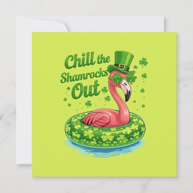 Carte De Correspondance Calmez Les Trèfles Drôle  St Patrick's Day (Devant)