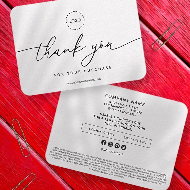 Carte De Correspondance Campagne publicitaire simple et moderne (Créateur téléchargé)