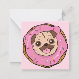 Carte De Correspondance Carlin Donut