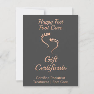 Carte De Correspondance Carte-cadeau Rose Chiropodiste Réflexologue Emprei