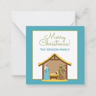 Carte De Correspondance Cartes-Cadeaux Noël Nativité