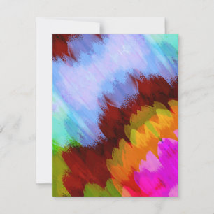 Carte De Correspondance Cascade aquarelle, nature 2