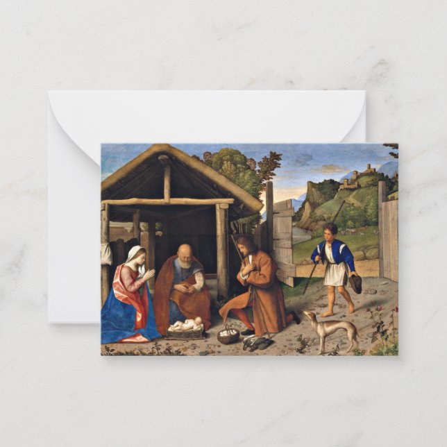 Carte De Correspondance Catena - L'adoration des bergers (Devant)