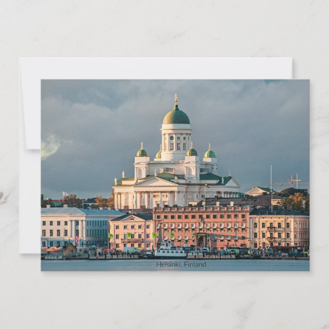 Carte De Correspondance Cathédrale d'Helsinki, Finlande (Devant)