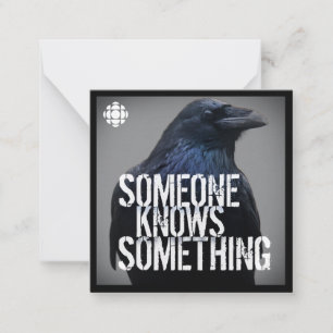 Carte De Correspondance CBC Quelqu'Un Sait Quelque Chose
