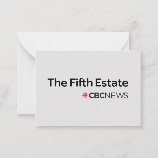 Carte De Correspondance CBC The Fifth Estate (Devant)