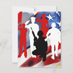 Carte De Correspondance Célébrer les anciens combattants