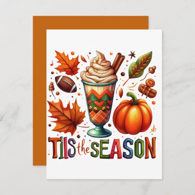 Carte De Correspondance C'est la saison (Devant / Derrière)