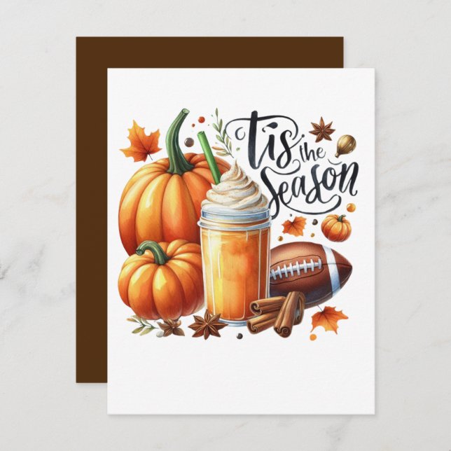 Carte De Correspondance C'est la saison (Devant / Derrière)