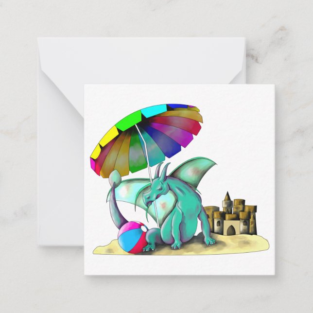 Carte De Correspondance C'est l'heure d'une Beach Party ! ! (Devant)