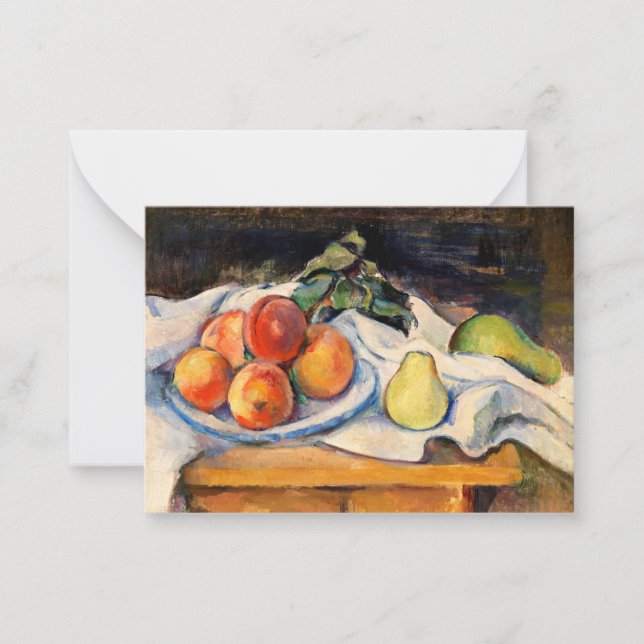 Carte De Correspondance Cezanne - Fruits sur table (Devant)